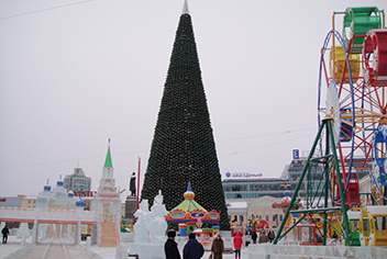 俄罗斯叶卡捷琳堡圣诞树